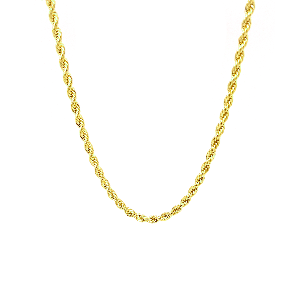 Twisted Long Chain - Golden Tangerine