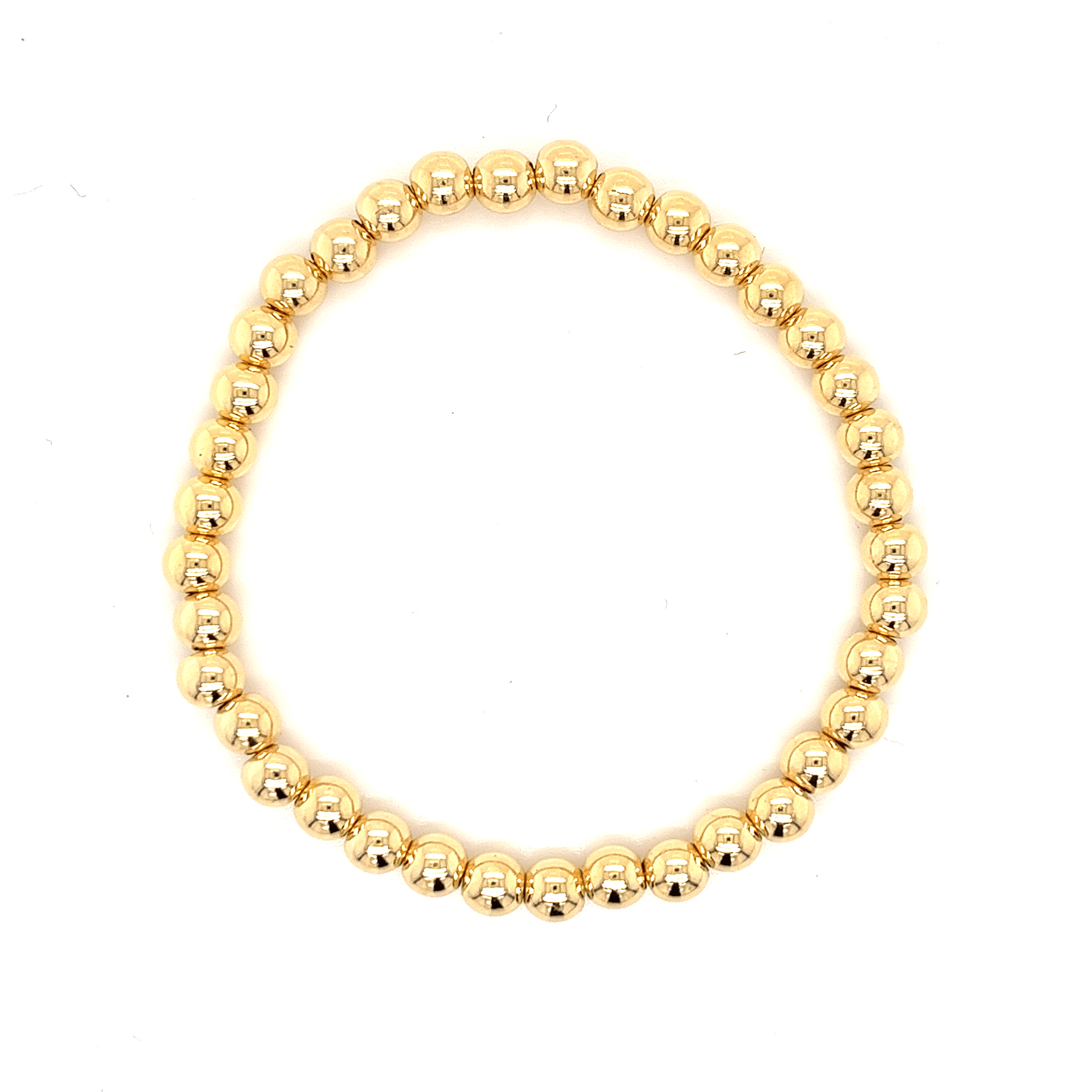 Cannes Ball Adjustable Bracelet - 10 mm Yellow Gold – Golden Tangerine